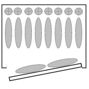 Disposition intérieure de l’armoire à fusils