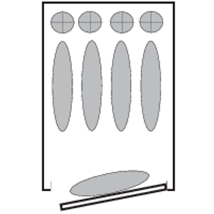 Disposition intérieure de l’armoire à fusils