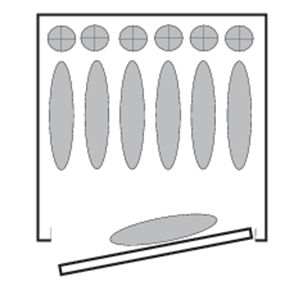 Disposition intérieure de l’armoire à fusils